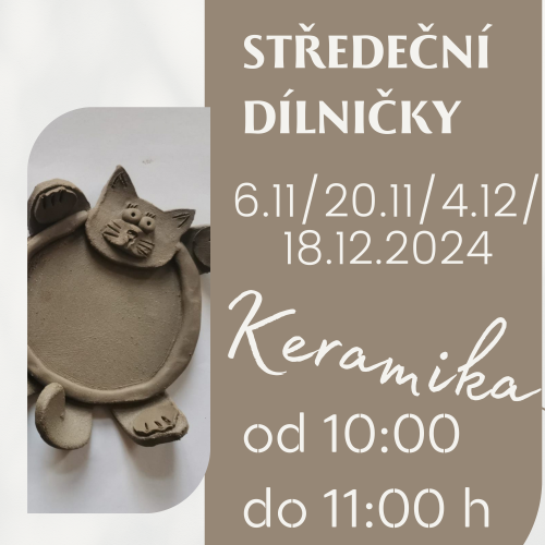 Keramická dílna – listopad a prosinec