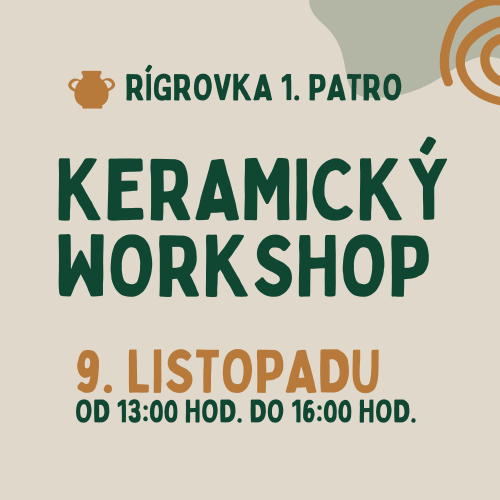 Keramický workshop 9.11.