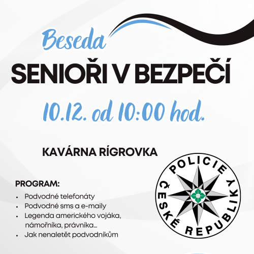 Senioři v bezpečí 10.12.