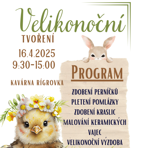 Velikonoční tvoření 16.4.