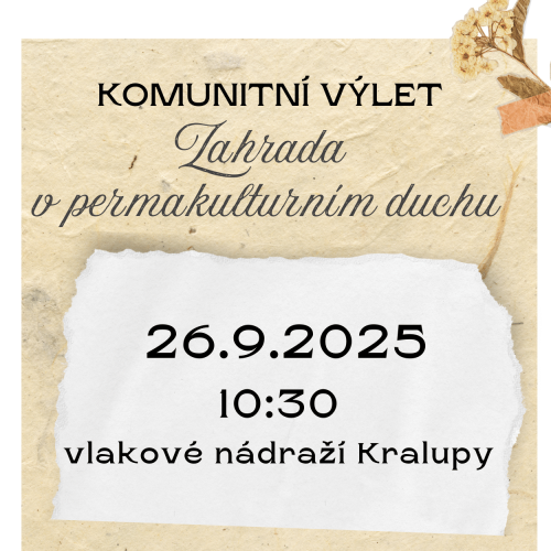 Komunitní výlet 26.9.