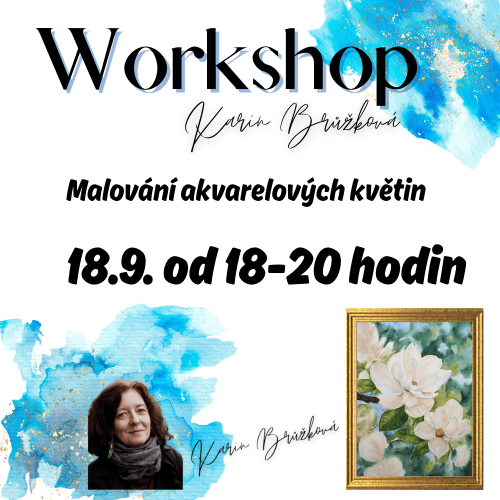 Malování akvarelových květin 18.9.